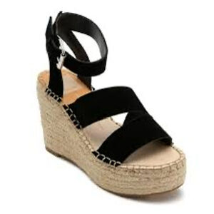 Dolce Vita Shae Suede Espadrille Wedge Sandals Size 6